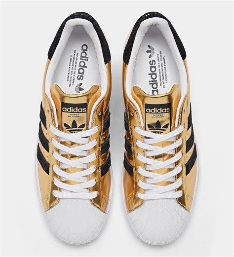 adidas superstar gold weiß kaufen|metallic gold Adidas Superstar.